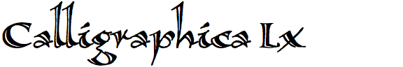 Calligraphica Lx