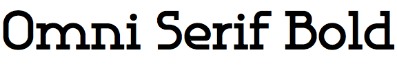 Omni Serif Bold