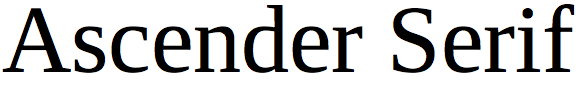 Ascender Serif