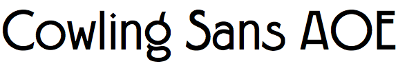 Cowling Sans AOE