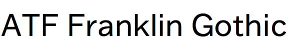 ATF Franklin Gothic
