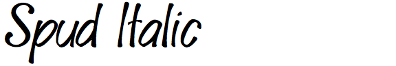 Spud Italic