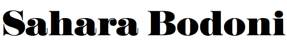 Sahara Bodoni