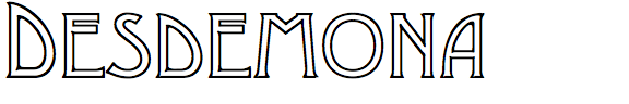 Desdemona (BeattyType)
