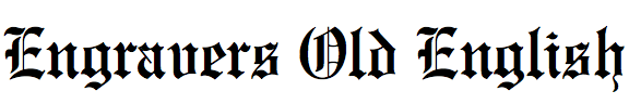 Engravers Old English (BT)