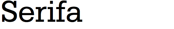 Serifa (BT)