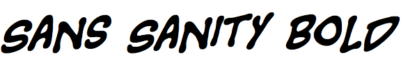 Sans Sanity Bold