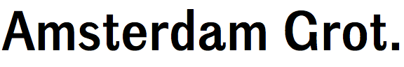 Amsterdam Grotesk