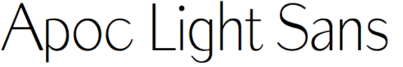 Apoc Light Sans