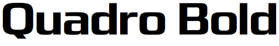 Quadro Bold