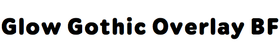 Glow Gothic Overlay BF