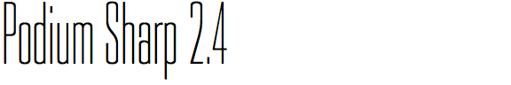 Podium Sharp 2.4