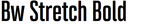 Bw Stretch Bold
