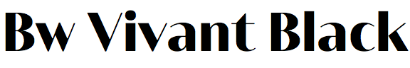 Bw Vivant Black