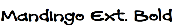 Mandingo Extended Bold