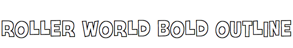 Roller World Bold Outline