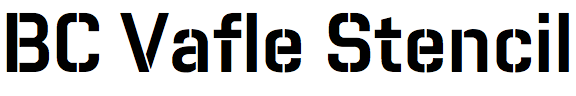 BC Vafle Stencil