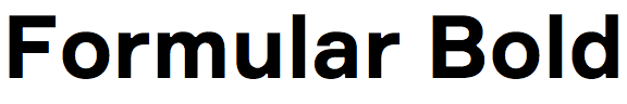 Formular Bold