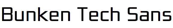 Bunken Tech Sans