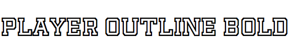 Player Outline Bold