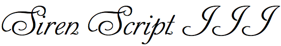 Siren Script III