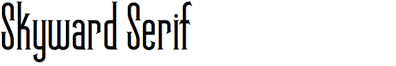 Skyward Serif