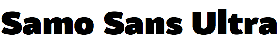 Samo Sans Ultra