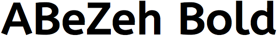 ABeZeh Bold