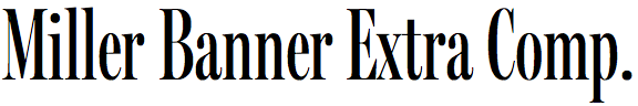 Miller Banner Extra Compressed