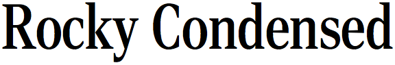 Rocky Condensed