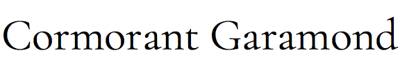 Cormorant Garamond