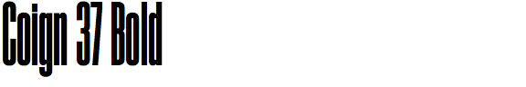 Coign 37 Bold
