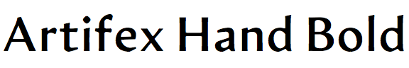 Artifex Hand Bold