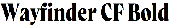 Wayfinder CF Bold