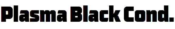 Plasma Black Condensed