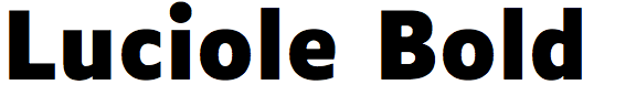 Luciole Bold