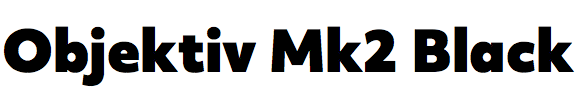 Objektiv Mk2 Black
