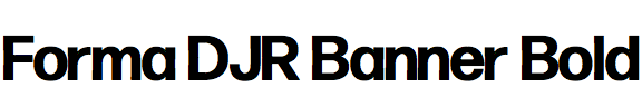 Forma DJR Banner Bold