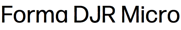 Forma DJR Micro
