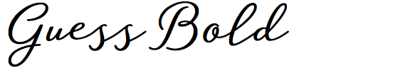 Guess Bold