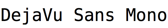 DejaVu Sans Mono