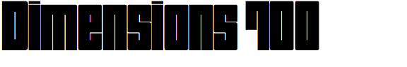 Dimensions 700