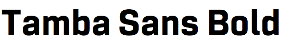 Tamba Sans Bold