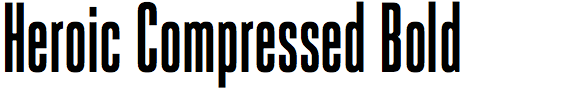 Heroic Compressed Bold