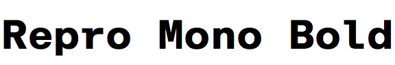 Repro Mono Bold