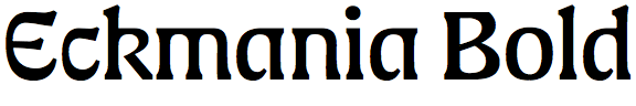 Eckmania Bold