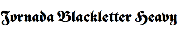 Jornada Blackletter Heavy