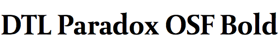 DTL Paradox OSF Bold