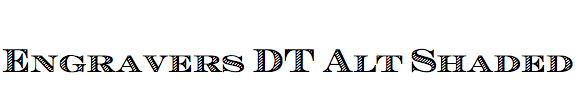 Engravers DT Alt Shaded