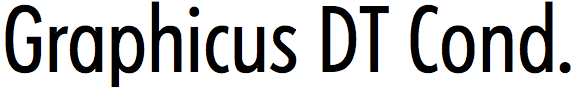 Graphicus DT Condensed